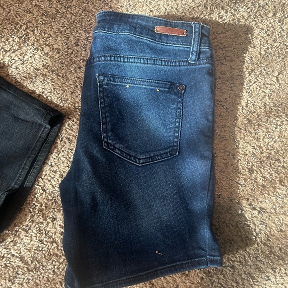 Pilcro and the Letterpress Jean Shorts - Picture 3 of 10